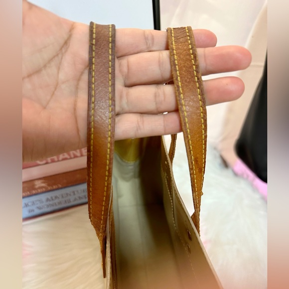 LOUIS VUITTON SMALL HAND BAG/ light yellow color comes with COA bundle - Picture 16 of 16